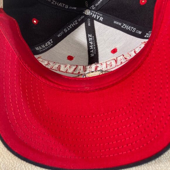 Chicago Blackhawks Hat Cap Black Red Zephyr The Hat Snap Back‎ NHL Hockey - Picture 5 of 7